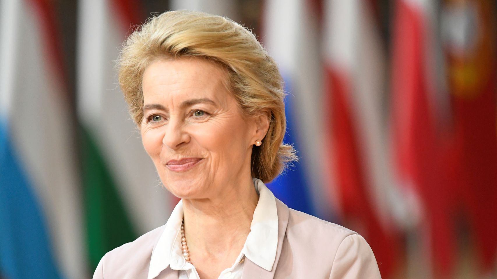 La presidenta electa de la Comisión, Ursula von der Leyen, durante la cumbre de octubre en Bruselas