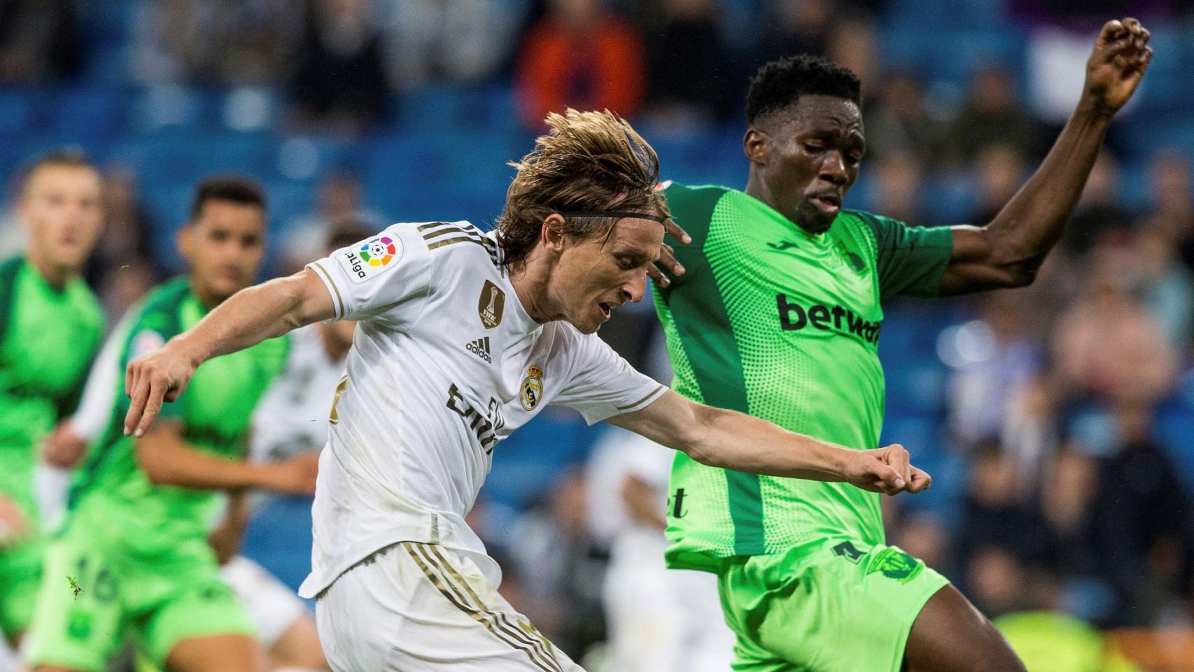 Luka Modric, durante el Real Madrid - Leganés