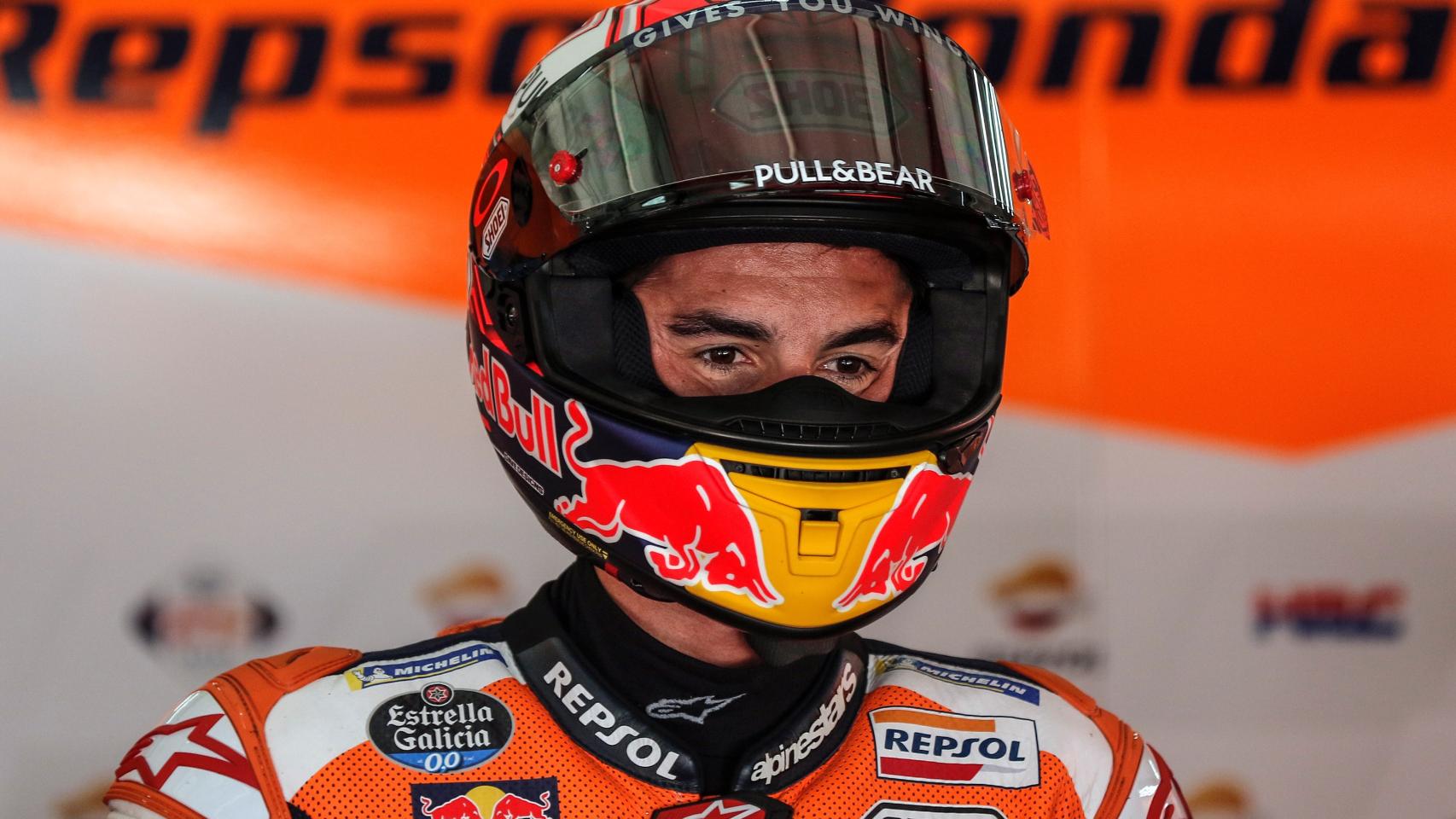 Marc Márquez, durante el Gran Premio de Malasia