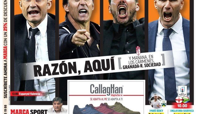 Portada del diario MARCA (02/11/2019)