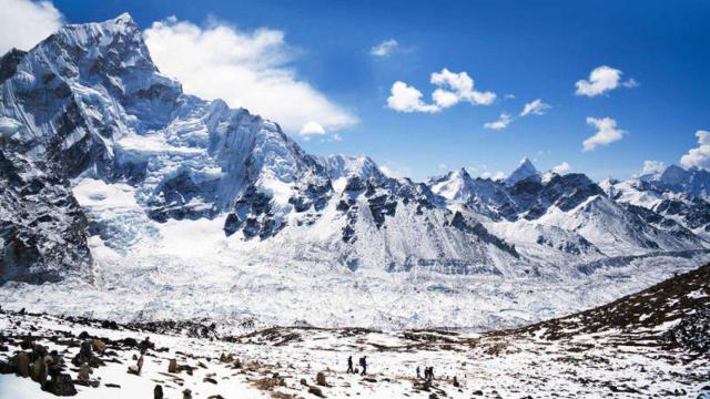 La cordillera del Himalaya (Nepal).