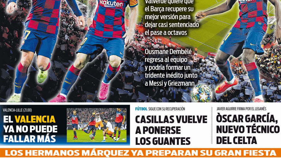 Portada SPORT (05/11/2019)