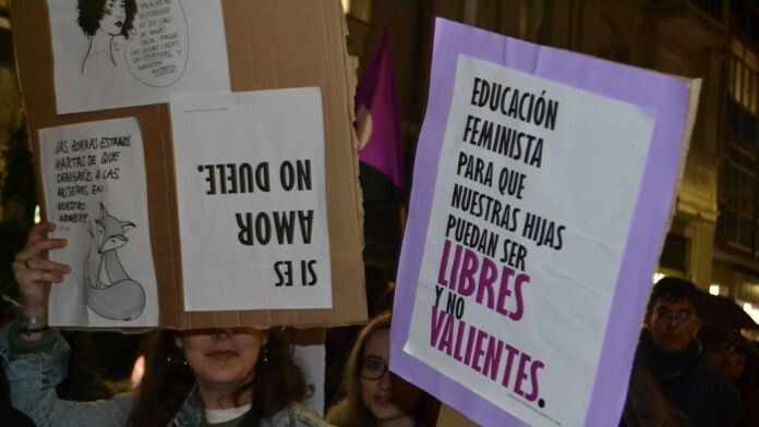manifestacion 8m dia mujer valladolid 18