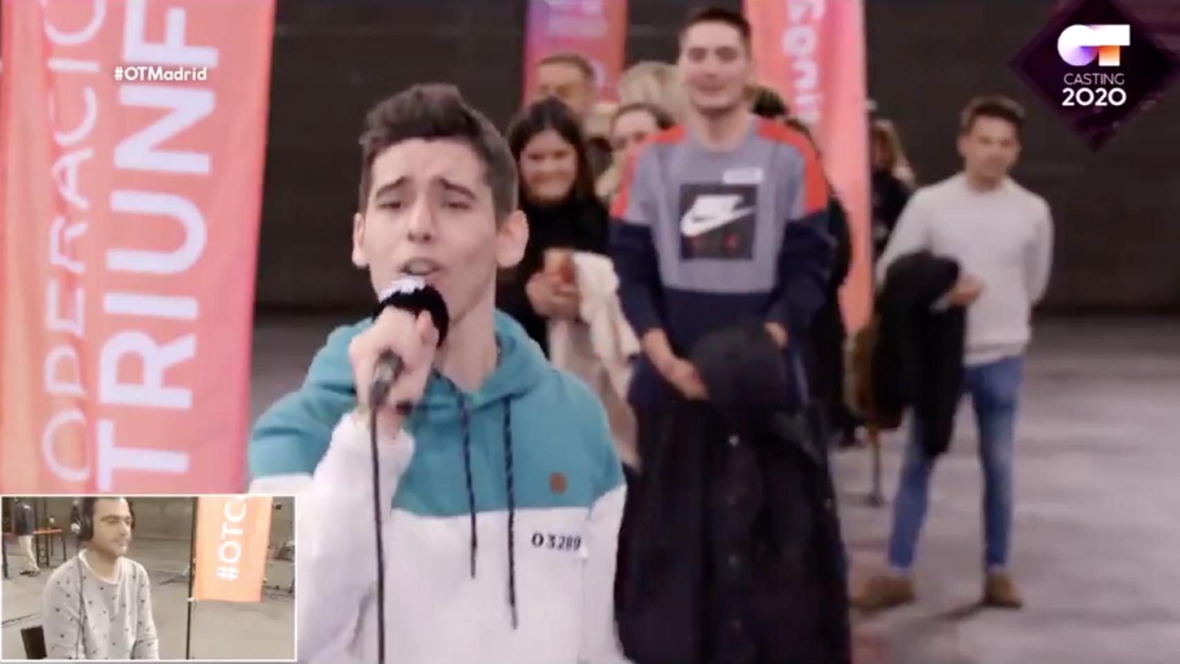 Uno de los aspirantes a 'OT 2020' en Madrid'