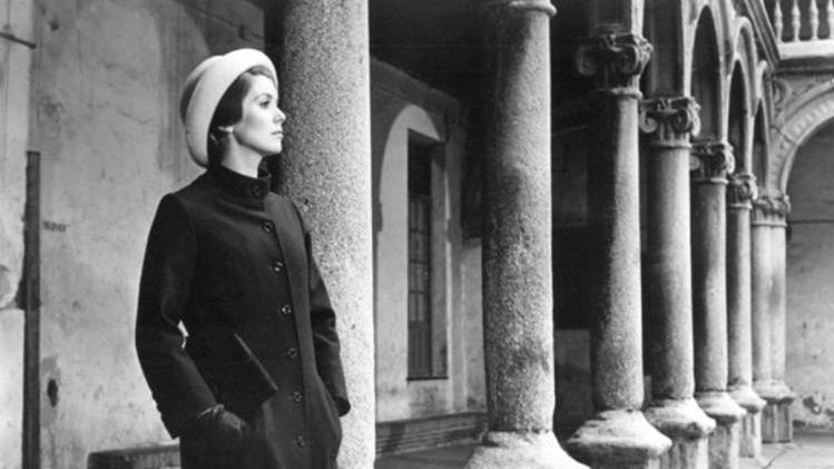 Catherine Deneuve durante su estancia en Toledo cuando rodó Tristana a las órdenes de Buñuel