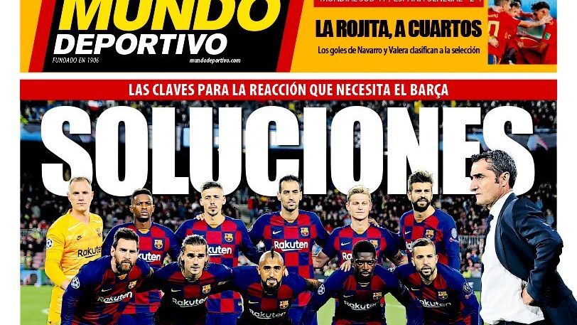 Portada Mundo Deportivo (07/11/2019)
