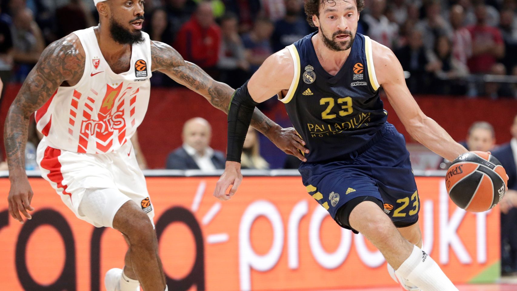 Sergio Llull ante Estrella Roja.