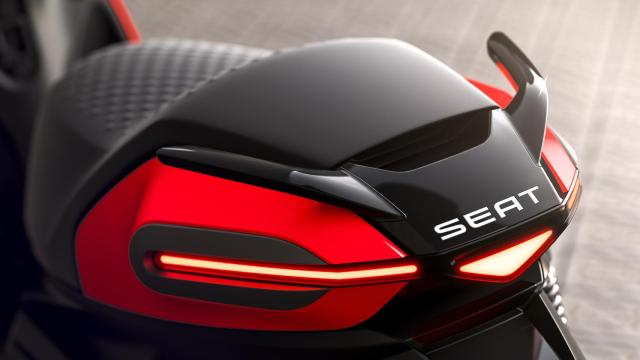 Esta es la única imagen con la que Seat ha anunciado su nueva moto eléctrica.