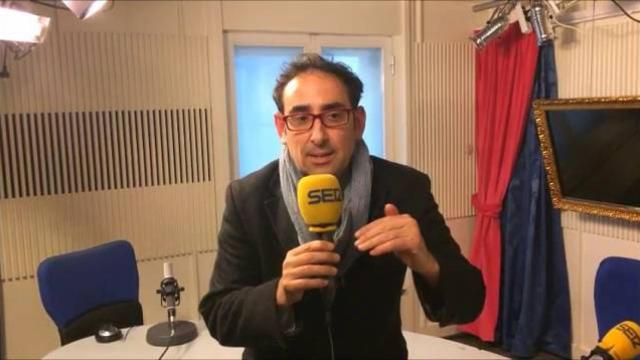 Iturralde González, en las instalaciones de la Cadena SER