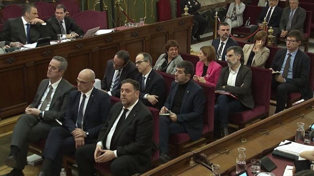 Imagen de archivo del juicio al 'procés' en el Tribunal Supremo.
