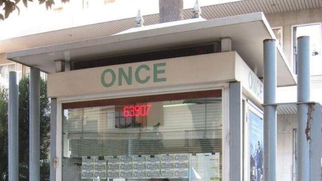 Un puesto de la ONCE.
