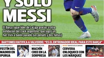 La portada del diario Sport (10/11/2019)