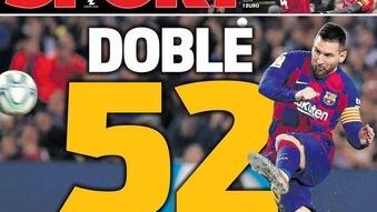 La portada del diario Sport (11/10/2019)
