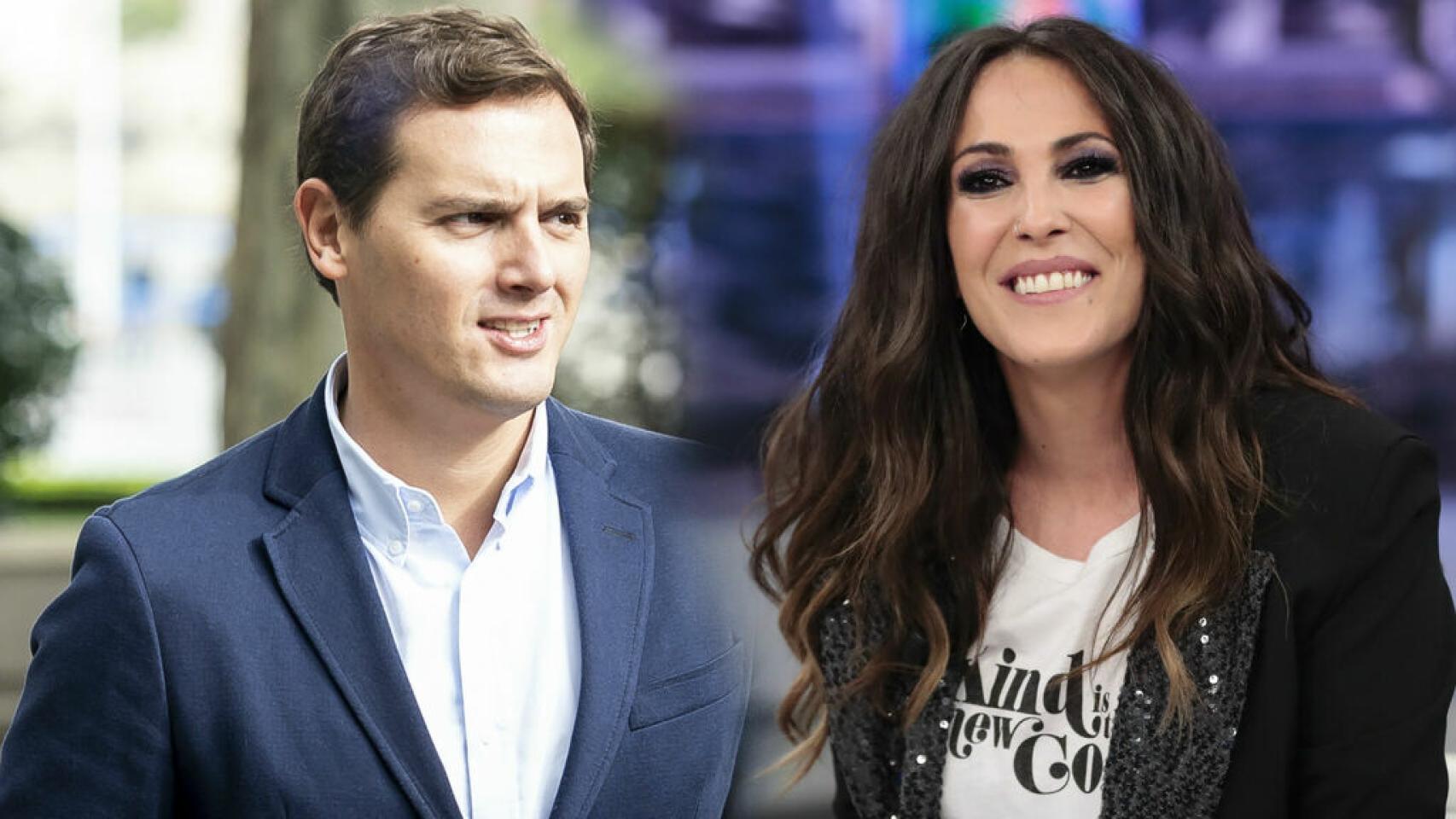 Albert Rivera y Malú en un montaje de JALEOS.