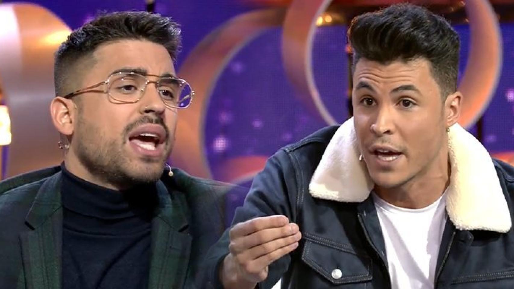 Kiko Jiménez y Miguel Frigenti durante su enfrentamiento.