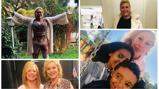 Raquel Mosquera en diferentes publicaciones de su Instagram.