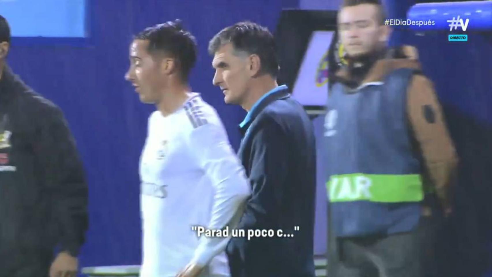 Mendilibar, a Lucas Vázquez ante la estampida blanca: Parad un poco, cabrones