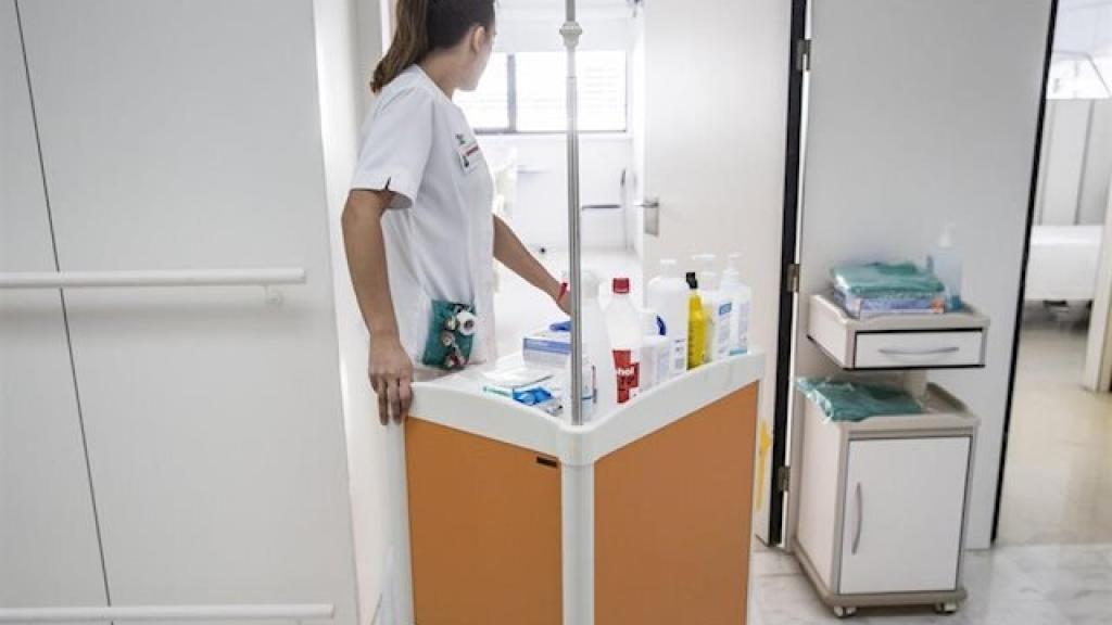 Una enfermera en una imagen de archivo.