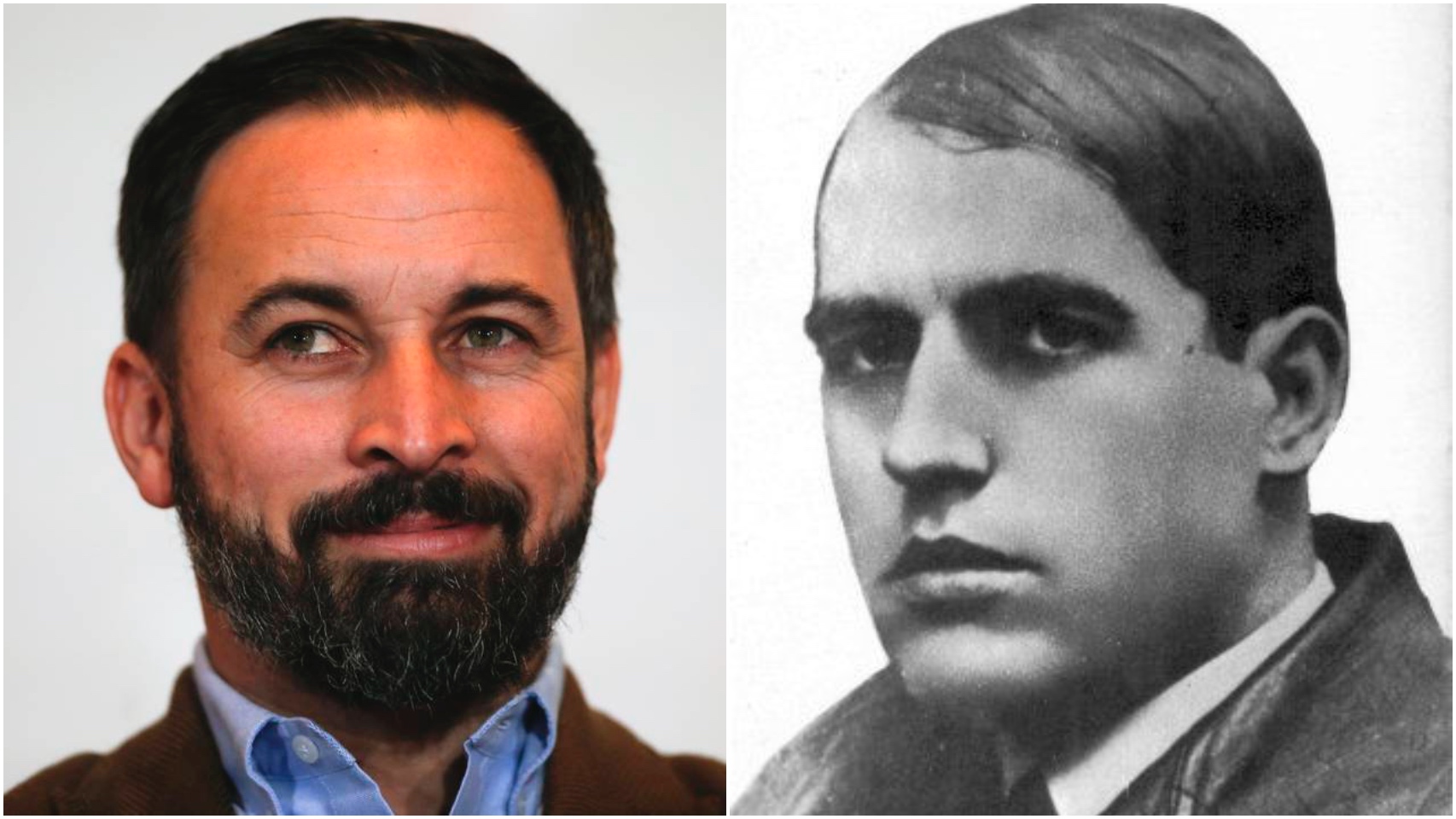 Santiago Abascal y Ramiro Ledesma.