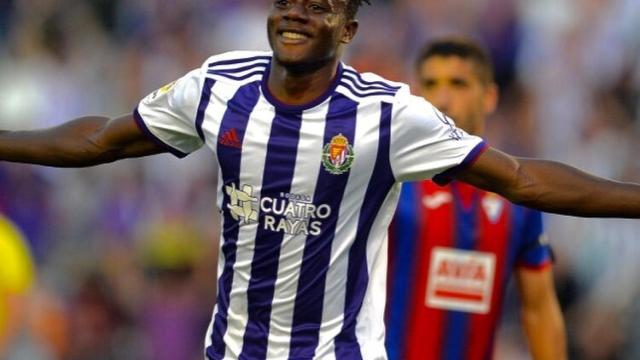 Salisu, en un partido del Valladolid