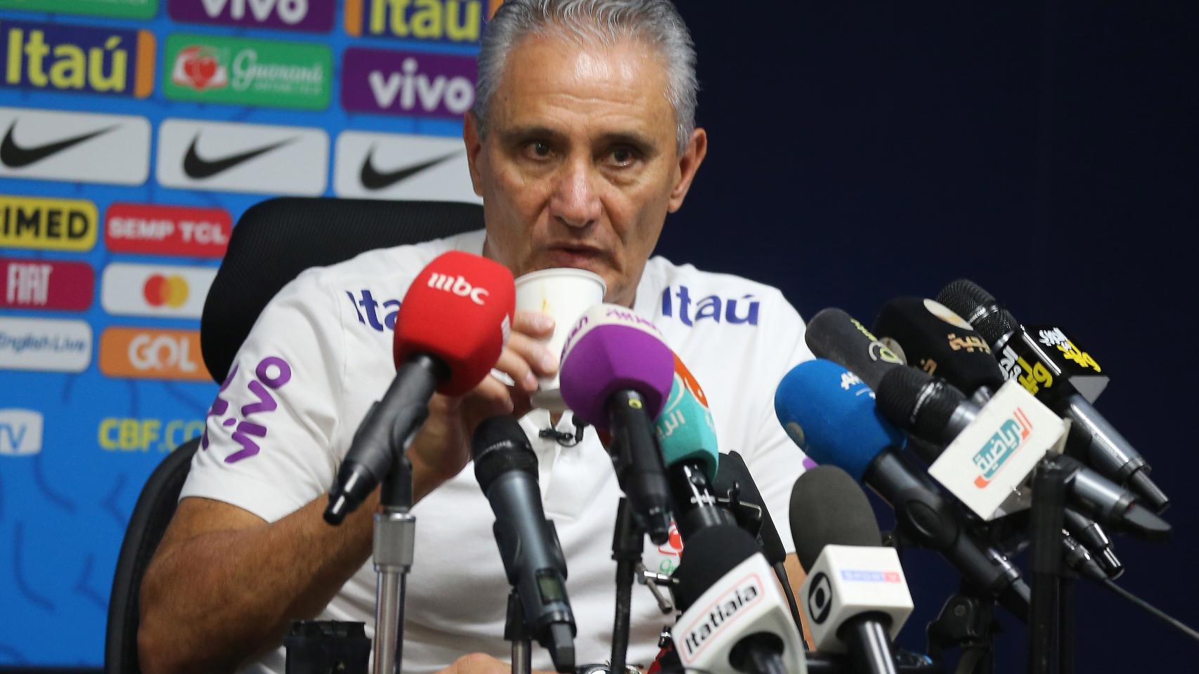 Tite, en rueda de prensa