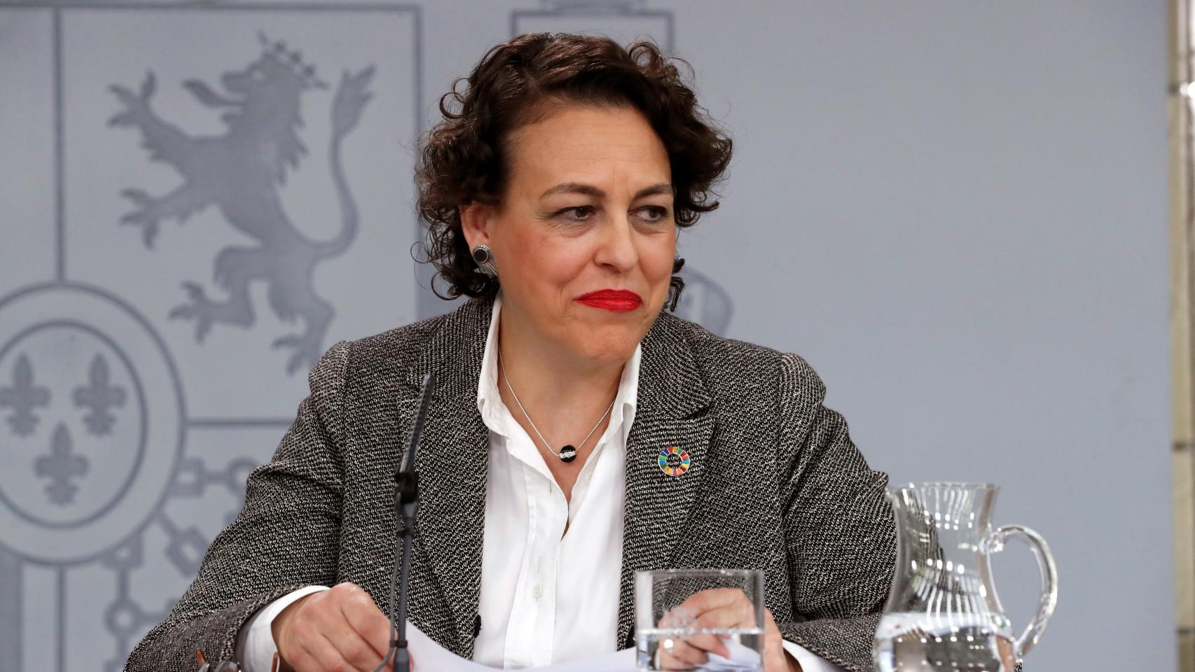 La ministra de Trabajo, Migraciones y Seguridad Social en funciones, Magdalena Valerio.