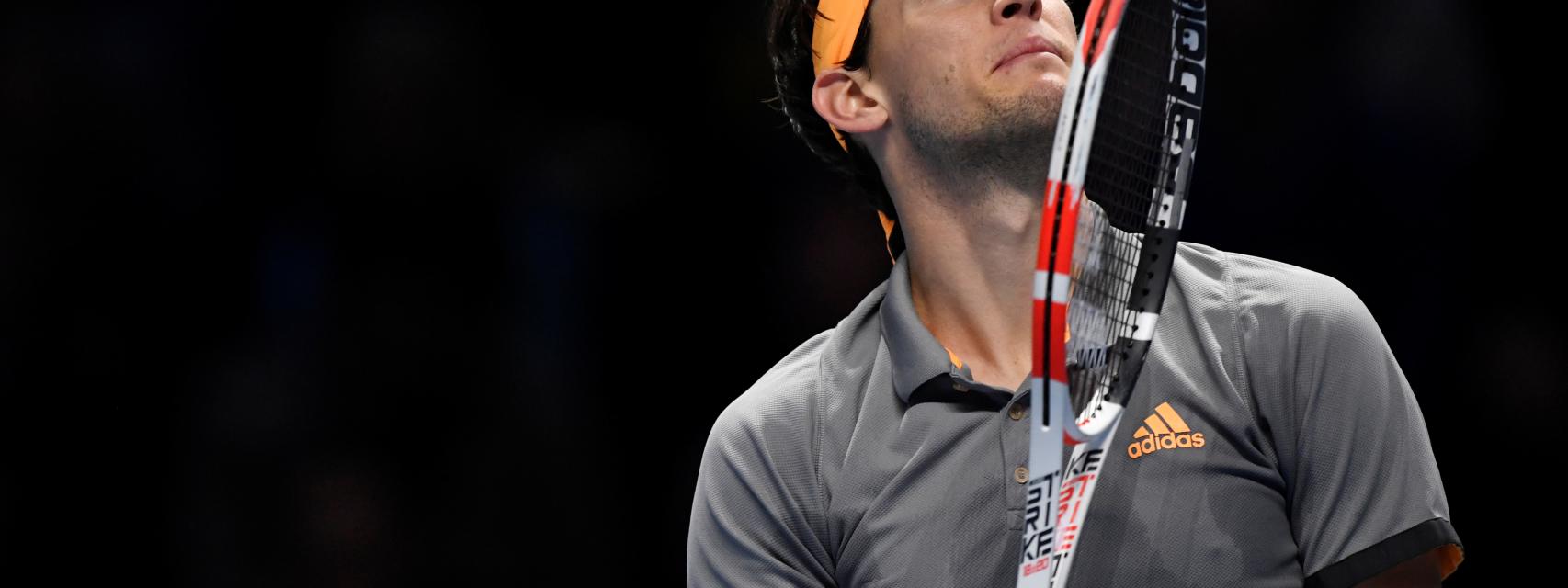 Dominic Thiem en las ATP Finals en Londres