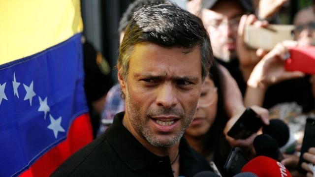 Leopoldo López, líder de Voluntad Popular, de la oposición democrática en Venezuela.