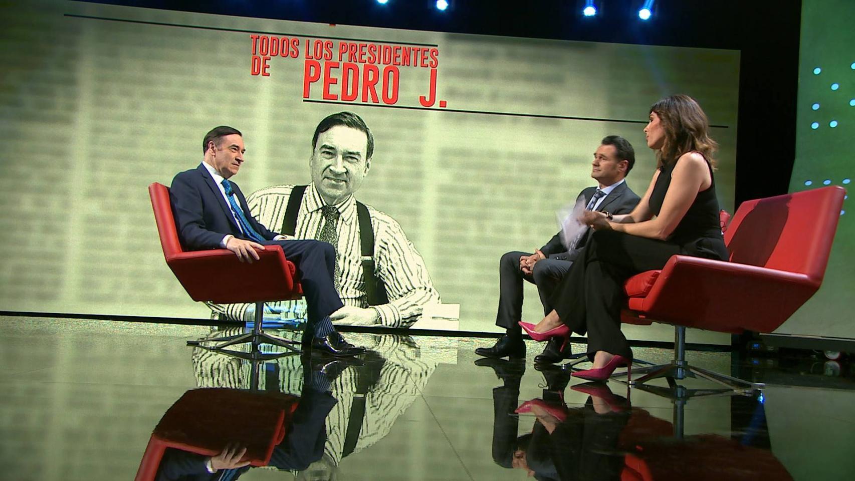 Pedro J. Ramírez entrevistado este sábado en 'La Sexta Noche'.