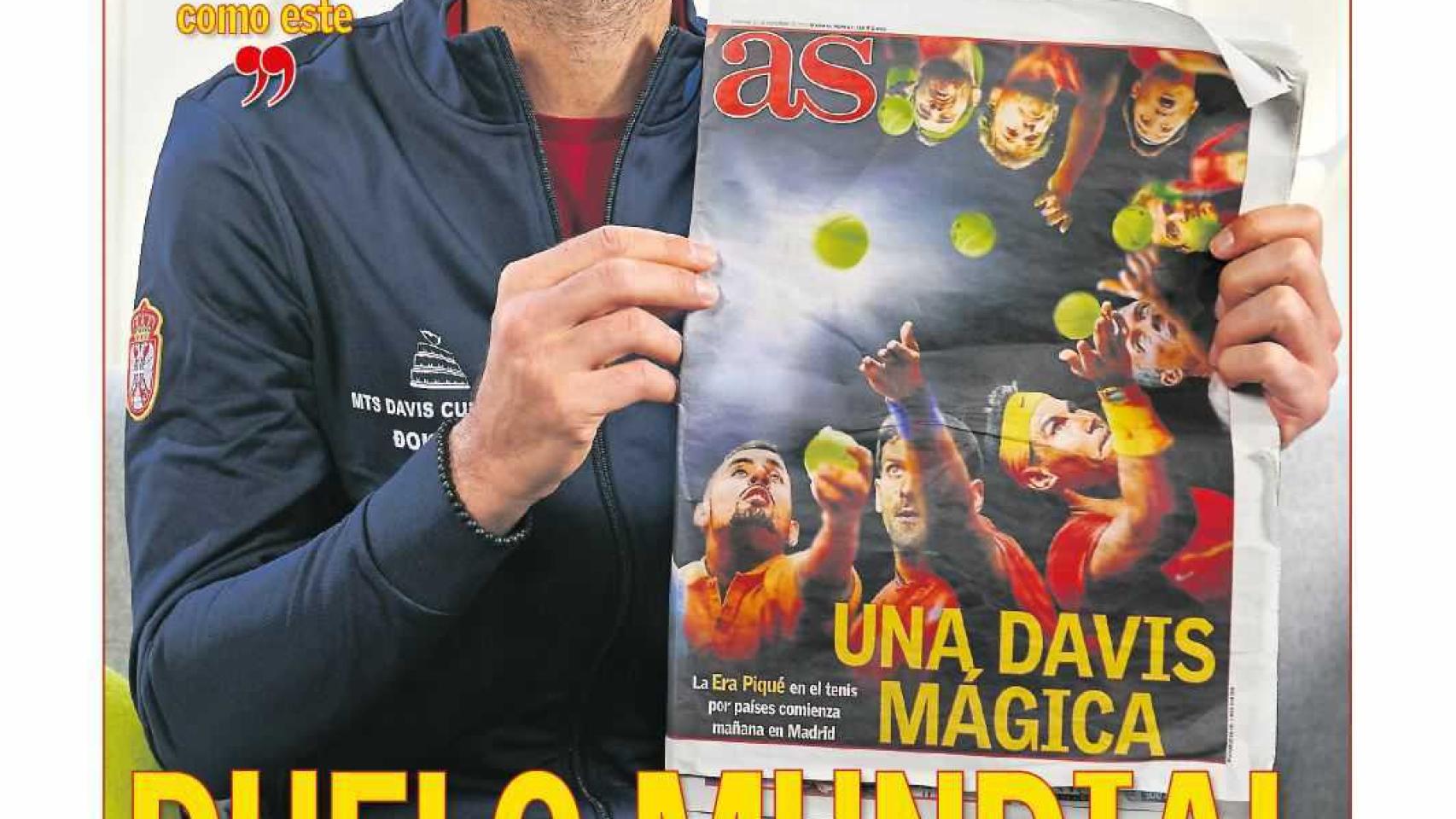 La portada del diario AS (18/11/2019)