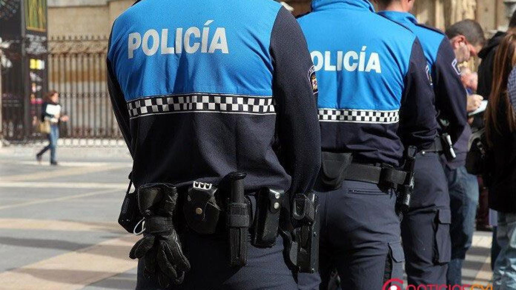 Policía Local de León en una foto de archivo.
