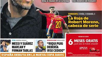 Portada SPORT (19/11/2019)