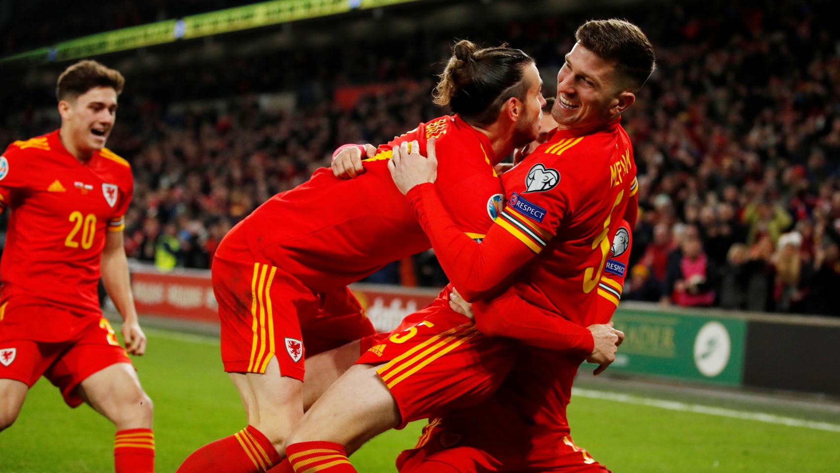 Gareth Bale, en un partido de la selección de Galess