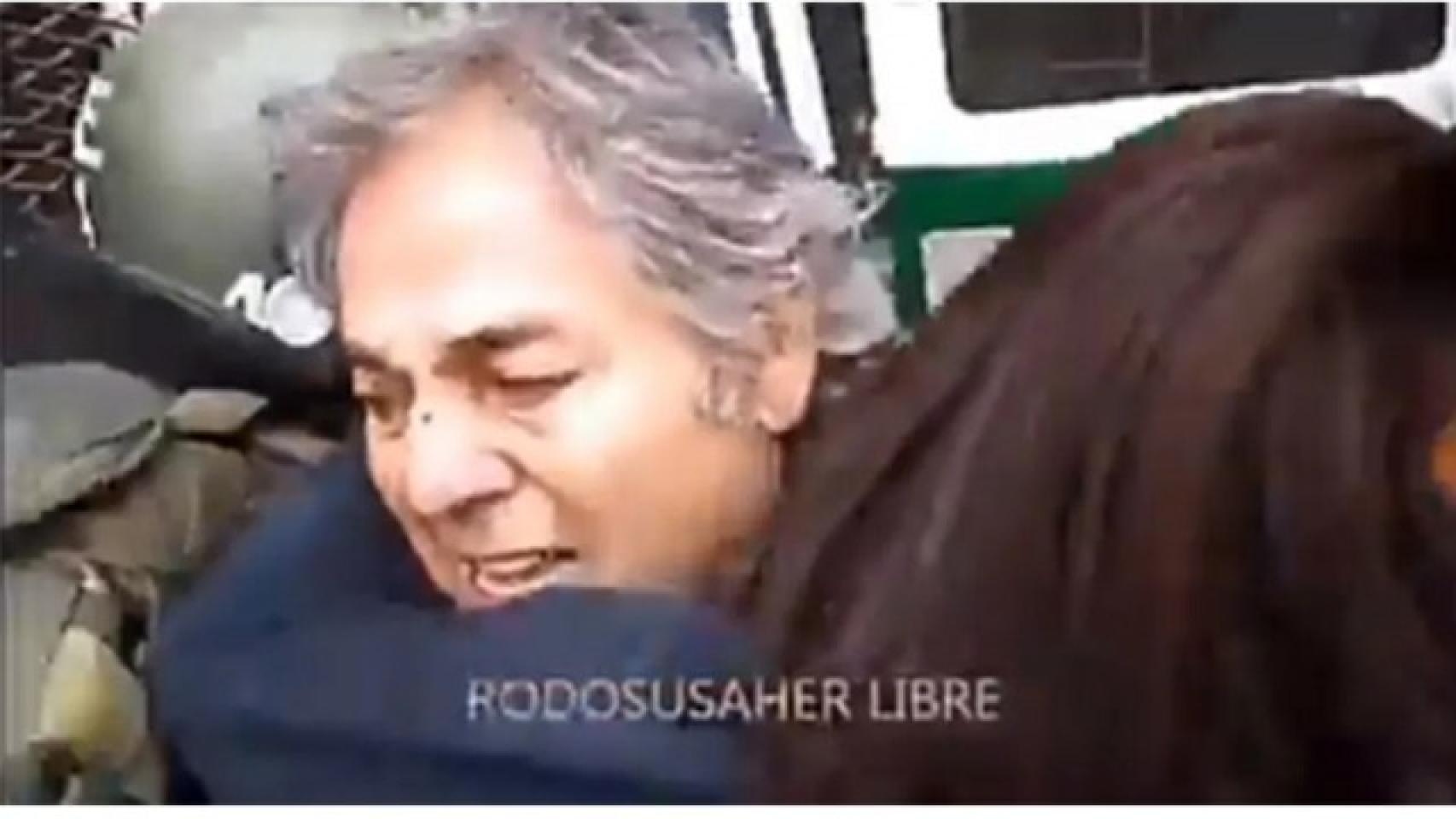 El padre de la detenida también fue neutralizado por los Carabineros de Chile
