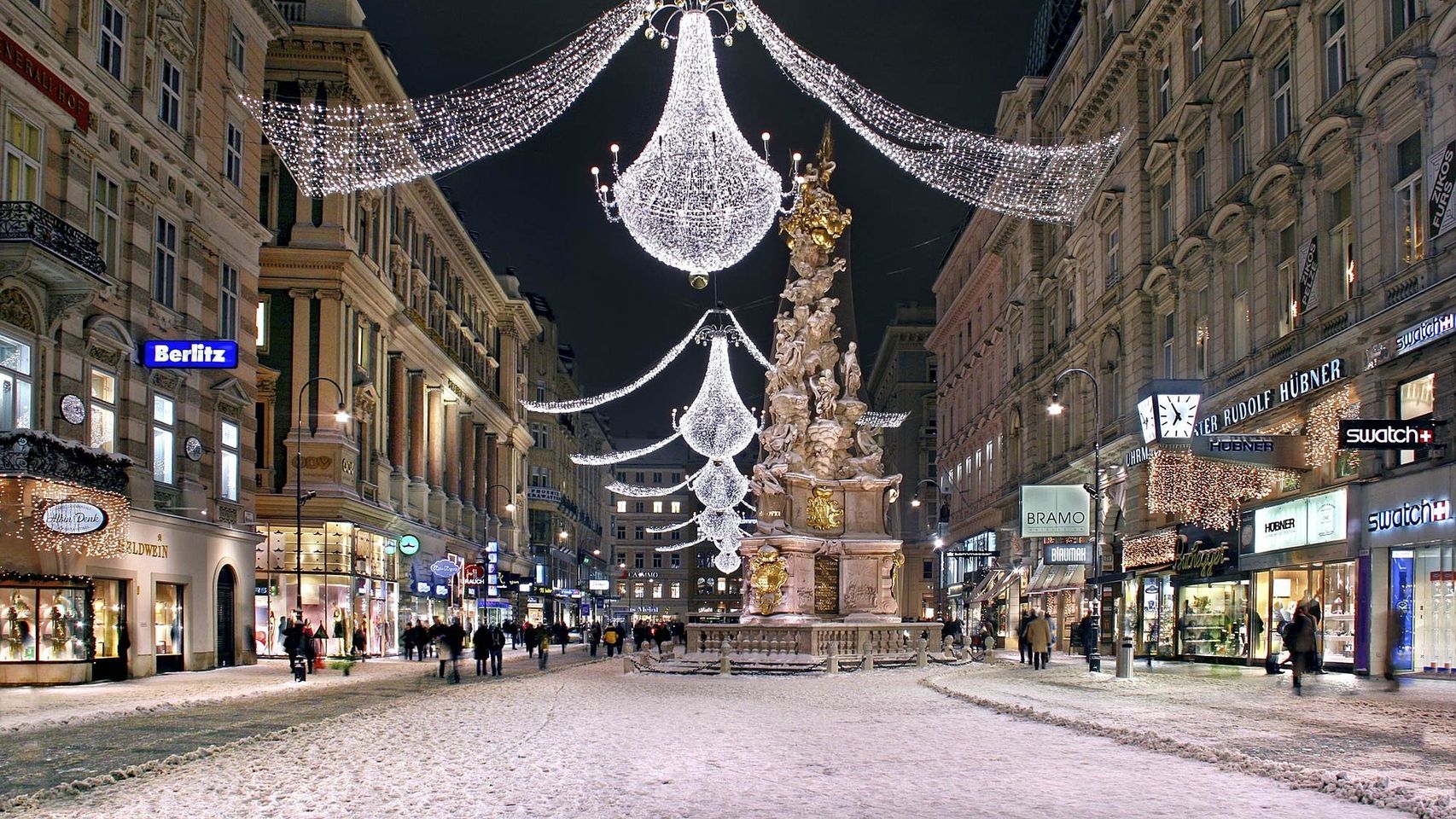 Las fantásticas luces de Viena.