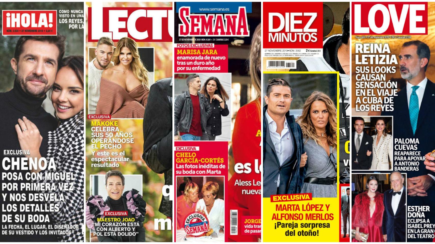 Estas son las revistas de este miércoles.