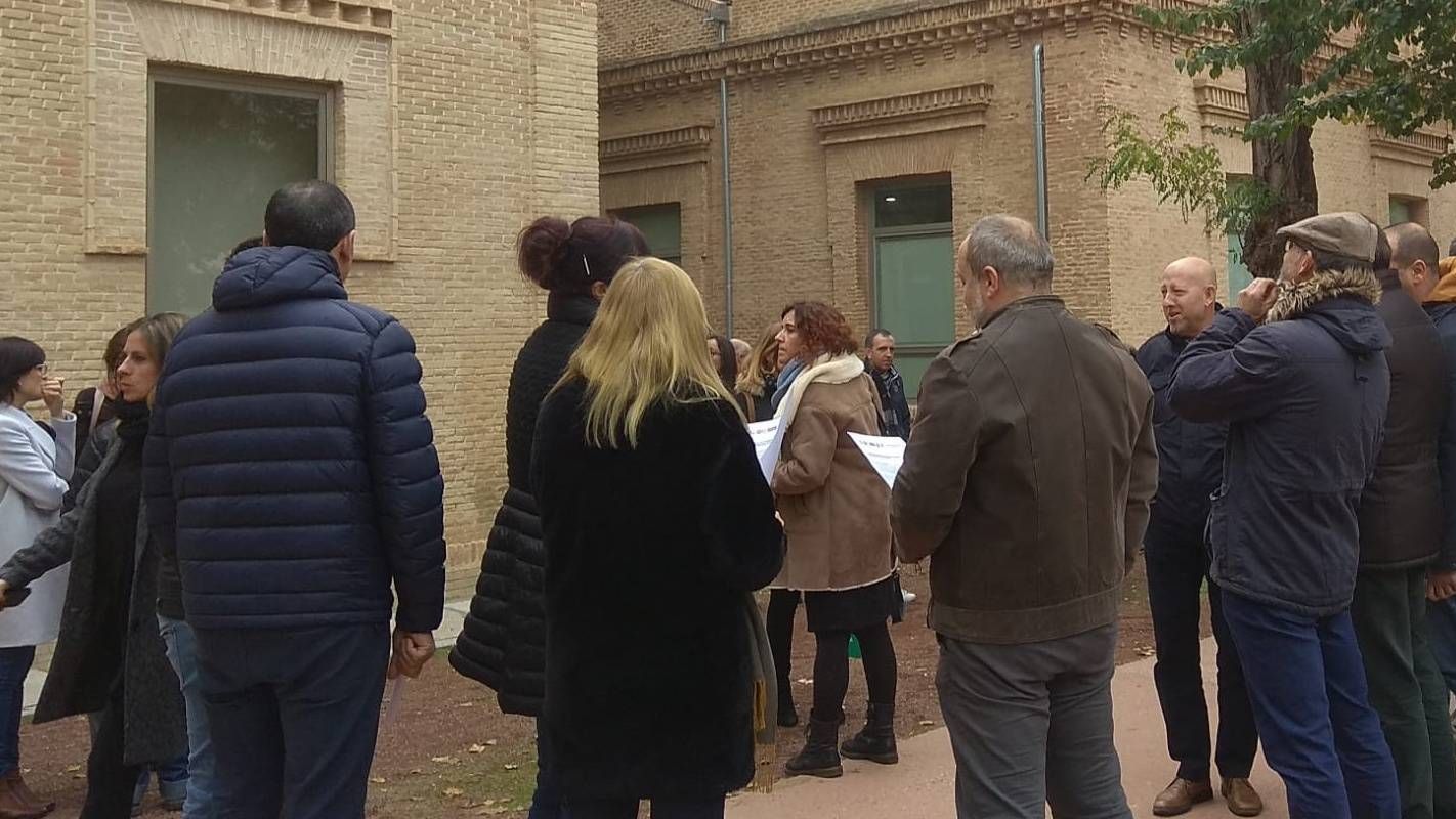 Protesta en el campus de Toledo