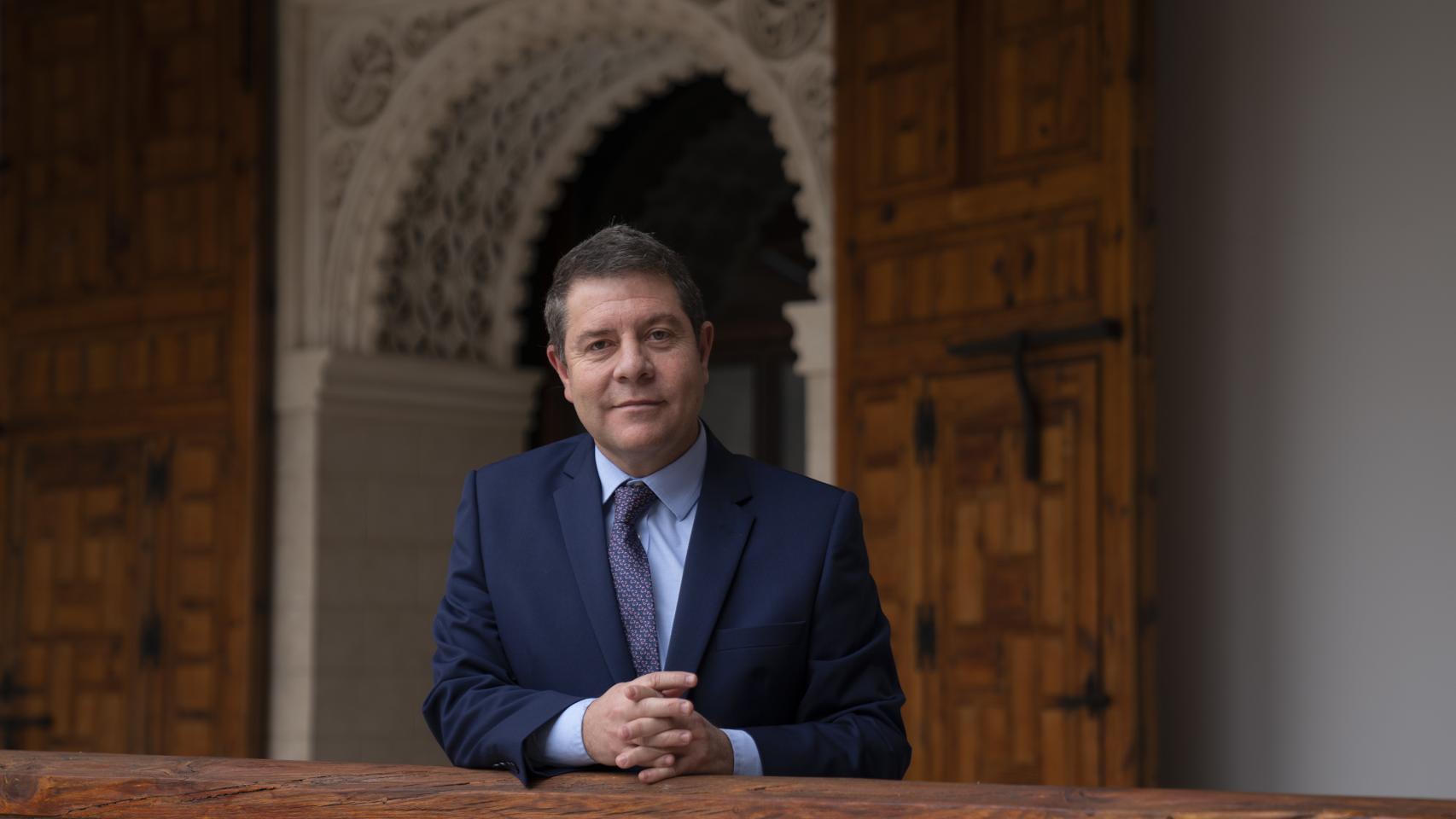 Emiliano García-Page, esta semana en el Palacio de Fuensalida (Toledo), sede de la presidencia regional.