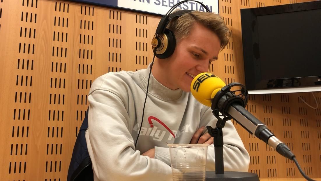 Martin Odegaard, en El Larguero de la Cadena SER