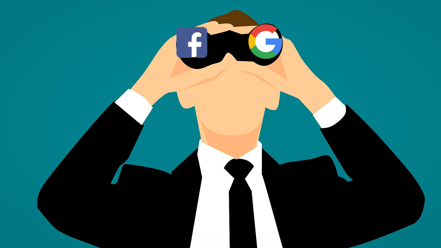 facebook google vigilancia espia prismaticos