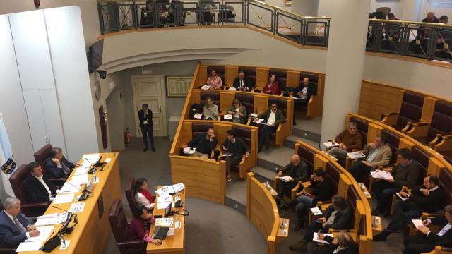 Pleno de la Diputación, en una imagen de archivo