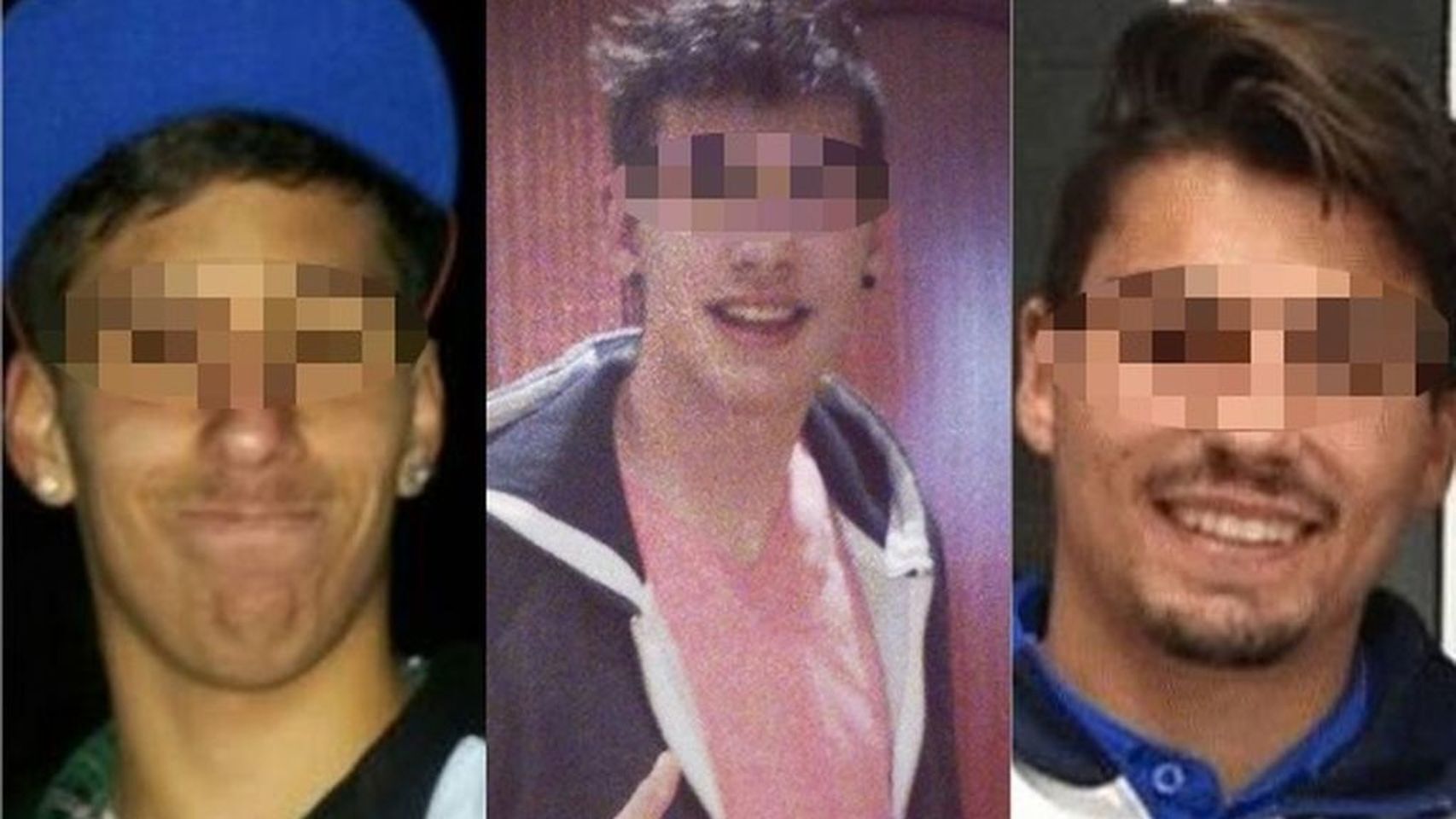 Los tres jugadores de La Arandina acusados de agresión sexual.
