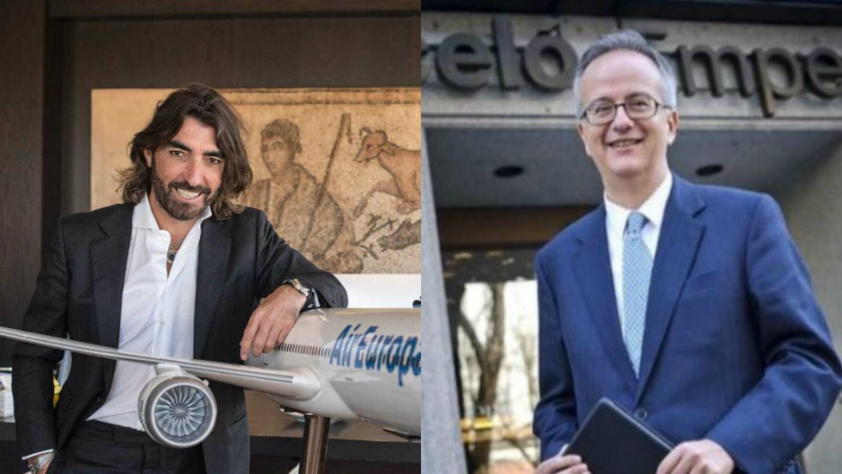 Javier Hidalgo (Globalia) y Simón Pedro Barceló.