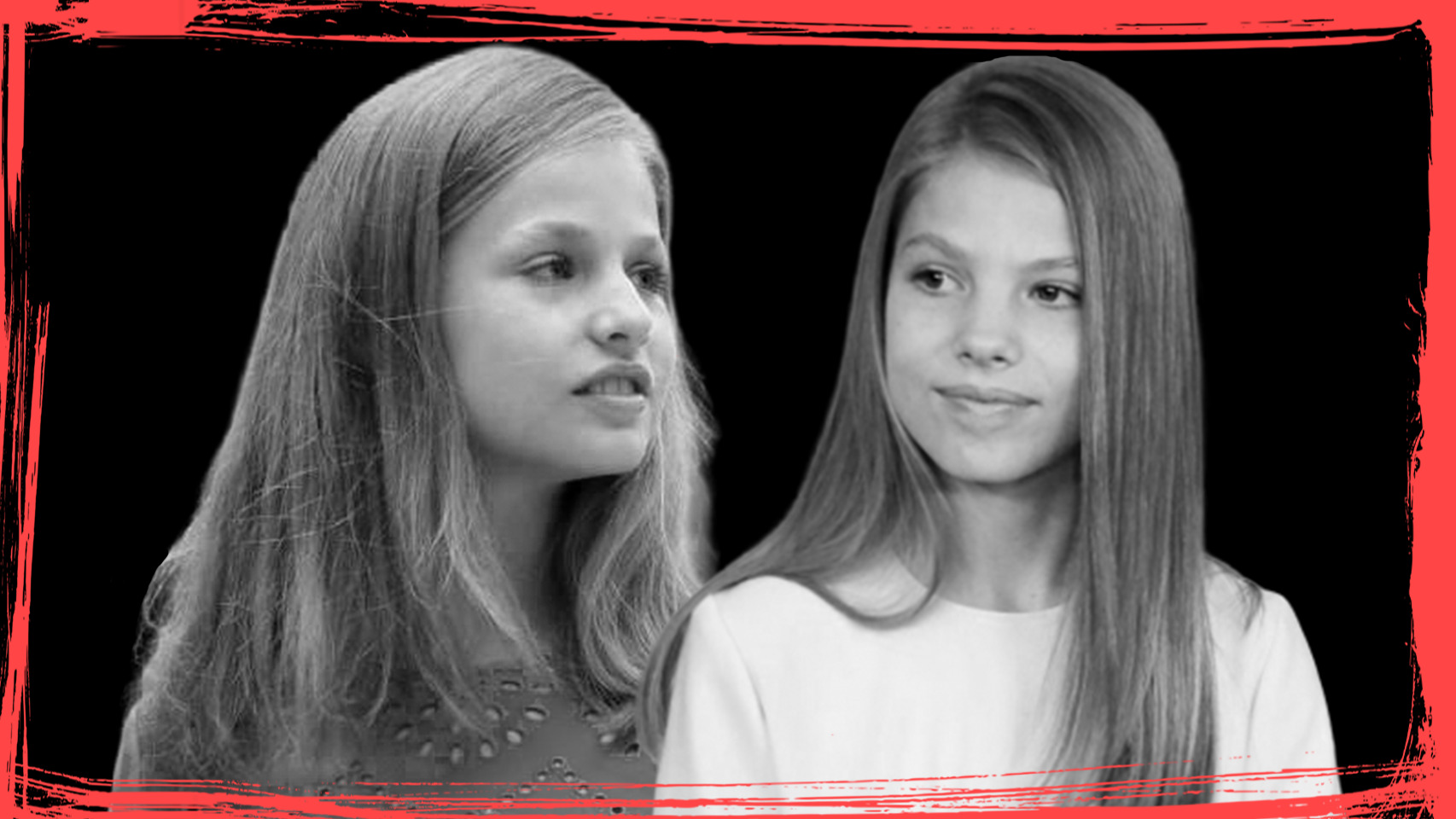 Leonor, Princesa de Asturias, y la Infanta Sofía.