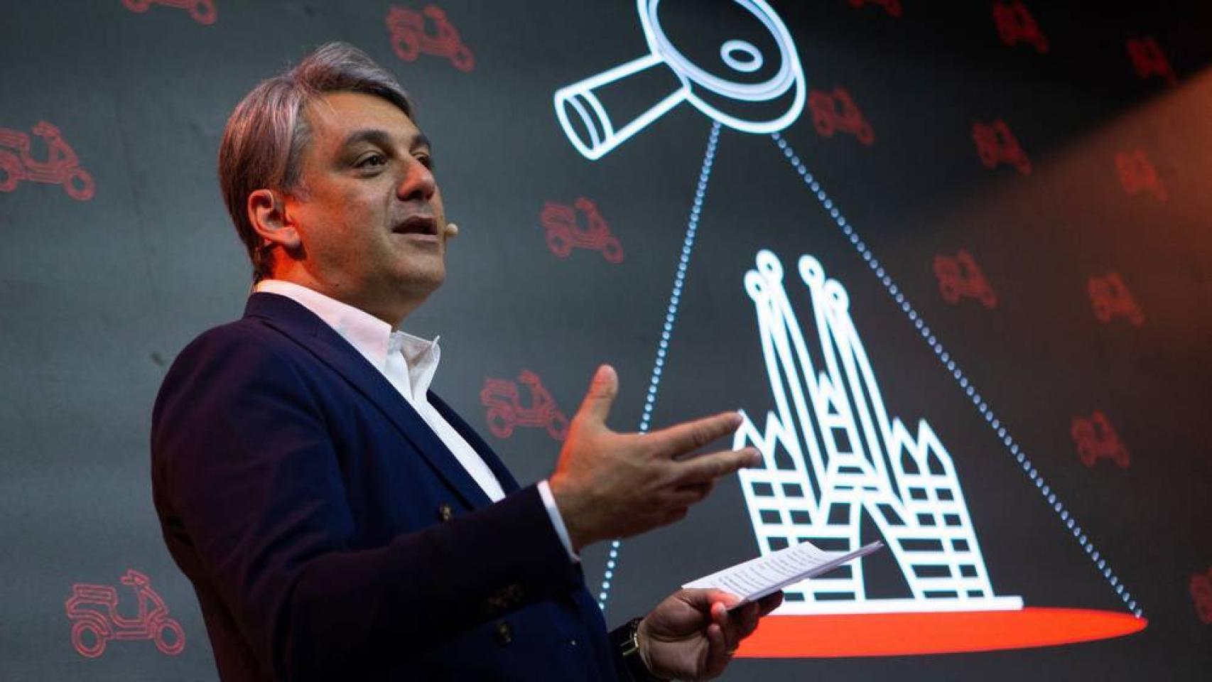 El expresidente de Seat, Luca de Meo, en un acto en Barcelona.