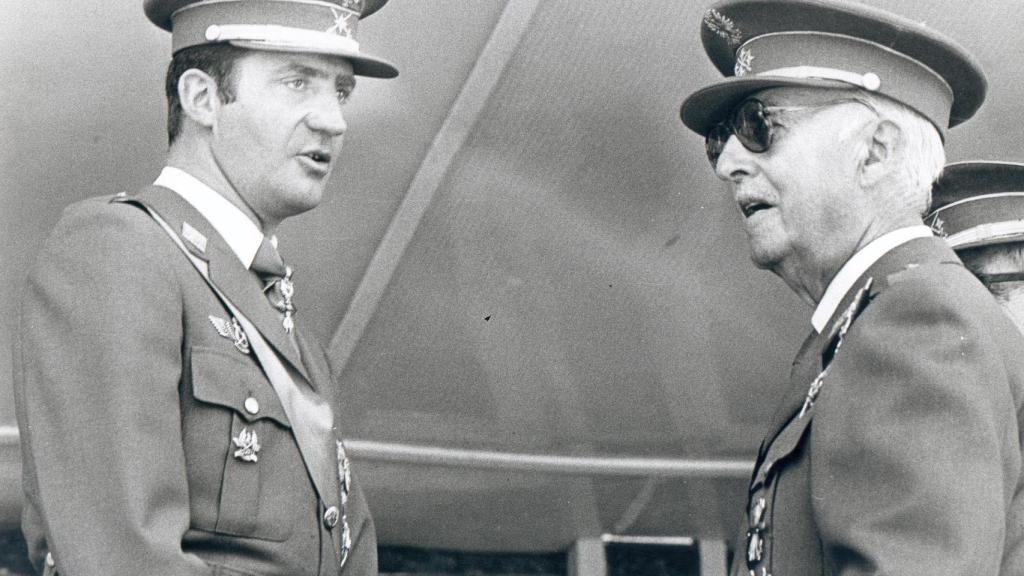 Juan Carlos y Franco.