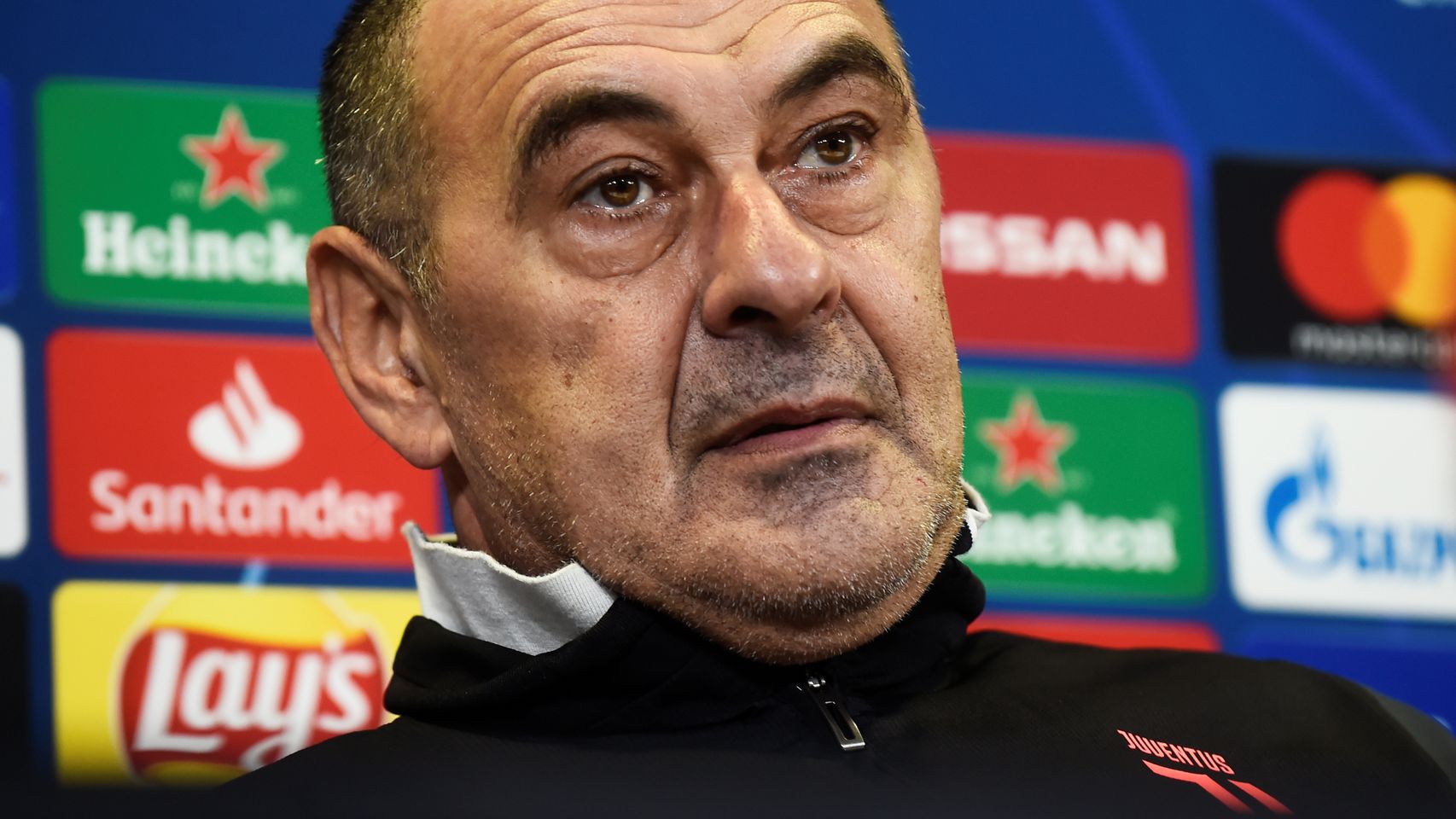 Maurizio Sarri, en rueda de prensa previa a la Champions League