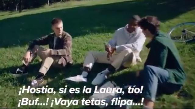 Imagen del polémico vídeo lanzado por el Ayuntamiento de Barcelona.