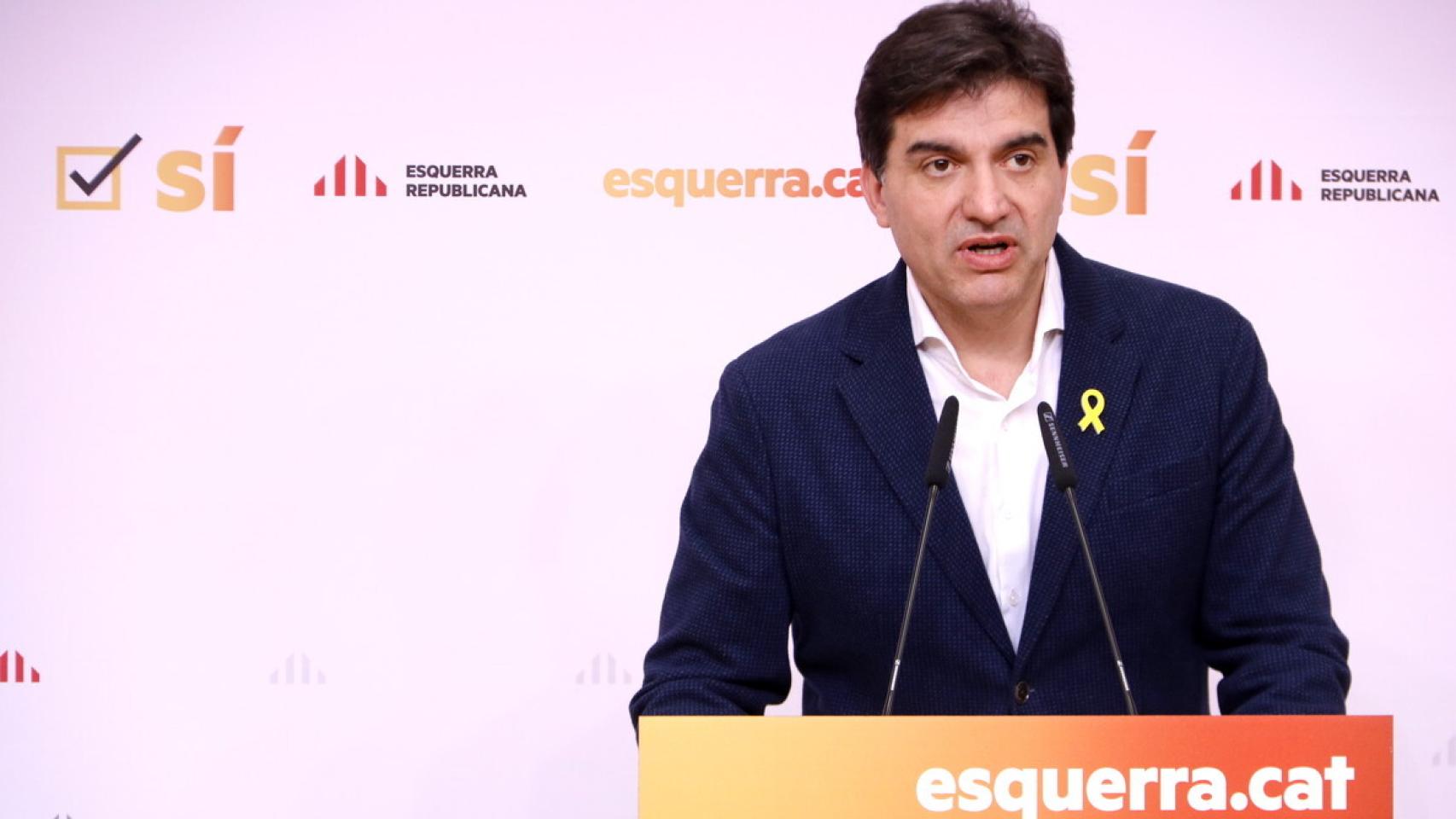 El portavoz de ERC en el Parlament, Sergi Sabrià