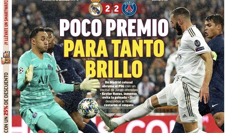 Portada MARCA (27/11/2019)